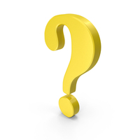 Question Mark Symbol Yellow PNG & PSD Images