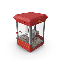 Red Popcorn Machine PNG & PSD Images