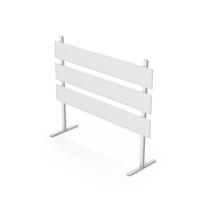 Monochrome Road Barrier PNG & PSD Images