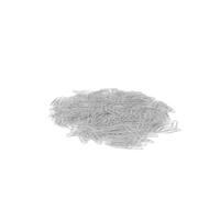 Monochrome Paperclip Pile PNG & PSD Images