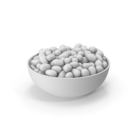 Monochrome Peanuts In Bowl PNG & PSD Images