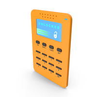 Orange Door Panel Unlocked PNG & PSD Images