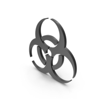 Black Biohazard Icon PNG & PSD Images