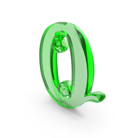 Number 0 Green Leaf Glass PNG & PSD Images