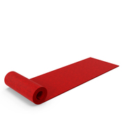Rolled Up Red Carpet PNG & PSD Images