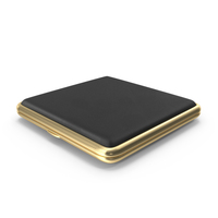Metal Cigarette Case Gold and Black PNG & PSD Images