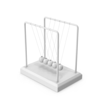 Monochrome Newton Toy PNG & PSD Images