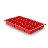 Ice Cube Tray Red PNG & PSD Images
