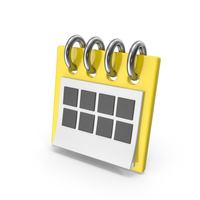 Calender Yellow Sysmbol PNG & PSD Images