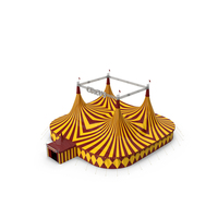 Yellow Circus Tent PNG & PSD Images