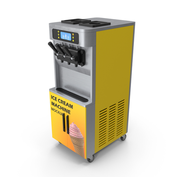 Ice Cream Dispenser Mockup PNG & PSD Images