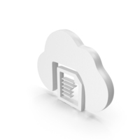 White Cloud Note Icon PNG & PSD Images