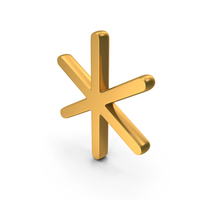 User Interface Experience Icon Asterisk Gold PNG & PSD Images