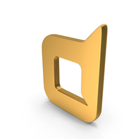 User Interface Experience Icon Dash Cube Gold PNG & PSD Images