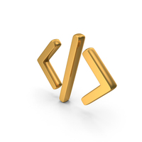 User Interface Experience Icon Code Gold PNG & PSD Images
