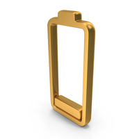 Gold Low Battery Icon PNG & PSD Images