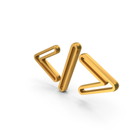 User Interface Experience Icon Code Outline Command Gold PNG & PSD Images