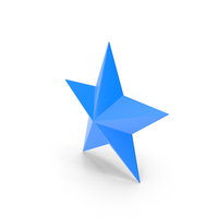 Star Icon Blue PNG & PSD Images