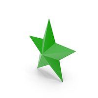 Green Star Icon PNG & PSD Images