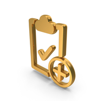 UI Icon New Task Done Gold PNG & PSD Images