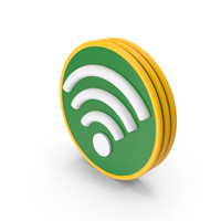 Circular Wifi Icon Green PNG & PSD Images