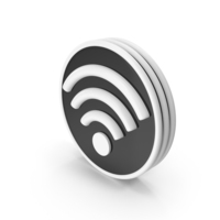 Circular Wifi Icon Black PNG & PSD Images