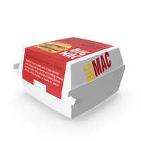 McDonald Burger Packaging PNG & PSD Images