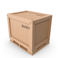 Wooden Cargo Crate PNG & PSD Images