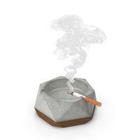 Ashley Ashtray With Cigarette PNG & PSD Images