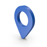 Location Symbol Blue PNG & PSD Images