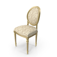 Golden Dining Chair PNG & PSD Images