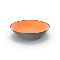 Orange And Black Plate PNG & PSD Images