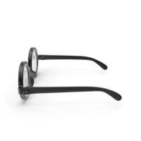 Black Nerd Glasses PNG & PSD Images
