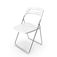 Plastic Folding Chair White PNG & PSD Images