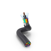Fiber Optic Cable Structure PNG & PSD Images