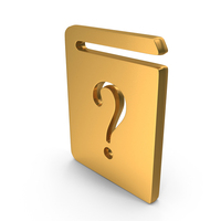 Question Help Logo Gold PNG & PSD Images