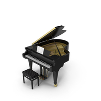 Grand Piano Black PNG & PSD Images