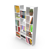 Modern Book Case PNG & PSD Images
