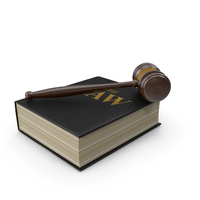 Law Book and Gavel PNG & PSD Images