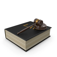 Law Book and Gavel PNG & PSD Images