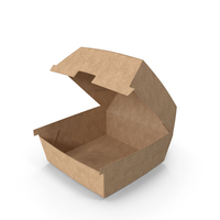 Open Hamburger Packaging PNG & PSD Images