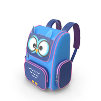Owl School Backpack Bag PNG & PSD Images