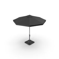 Patio Black Umbrella PNG & PSD Images