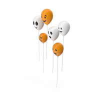 Halloween Balloons PNG & PSD Images