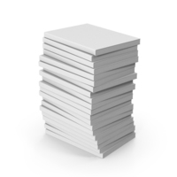 Monochrome Stack Of Books PNG & PSD Images