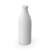 Monochrome Milk Bottle PNG & PSD Images