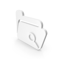 White Browse Folder Symbol PNG & PSD Images