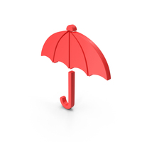 Red Umbrella Symbol PNG & PSD Images