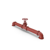 Red Industrial Valve PNG & PSD Images