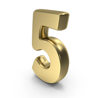 Font Hobo 5 Gold PNG & PSD Images